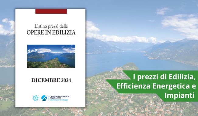 Nuovo listino Edili Como-Lecco dicembre 2024