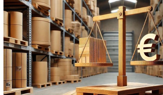 i prezzi all'ingrosso di carta e cartone quotati dalla camera di commercio di milano