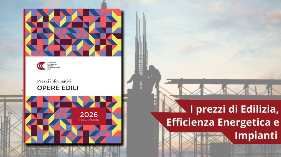 nuovo listino edili CCIAA Milano 2 2026